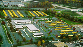 Areal View of Seven Locks Road Bus Depot